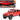 2021 Jeep Gladiator Rubicon (Open Top) Pickup Truck Red 1/24-1/27 Diecast Model Car by Motormax