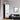 4 glass display cabinets with door shelves, floor standing antique bookshelf, 64.7 "* 16.7" * 14.3 ", black