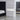 LED bedside table, bedroom, three drawers, dressing table, acrylic board, bedside furniture (white)
