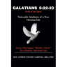 Galatians 5: 22-23 Fruit of the Spirit: Noticeable Attributes of a True Christian Life