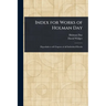 Index for Works of Holman Day