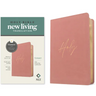 NLT Compact Bible, Filament Enabled (Leatherlike, Holy Dusty Pink, Red Letter)