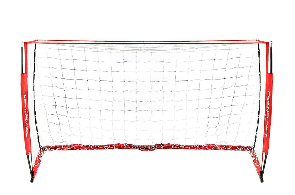 PowerNet 8x4 Soccer Goal - Bow Style Net with Metal Base by Jupiter Gear