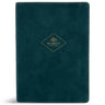 CSB Women's Study Bible, Peacock Leathertouch, Indexed
