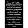 happy50th birthday The 7 Rules of Life
