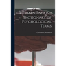 German-English Dictionary of Psychological Terms