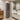 Tall Corner Cabinet with Doors for living room, bathroom,Dining Room or Kitchen,color:Dark walnut