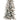 LED Flocked Alpine Pencil Tree with Metal Base 3'H
