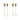 Gold Punched Metal Candle Holder Garden Stake (Set of 4)