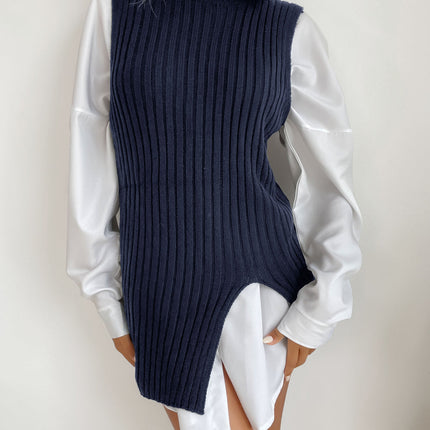 Slit Hem Sweater Vest Dress by BYNES NEW YORK | Apparel & Accessories