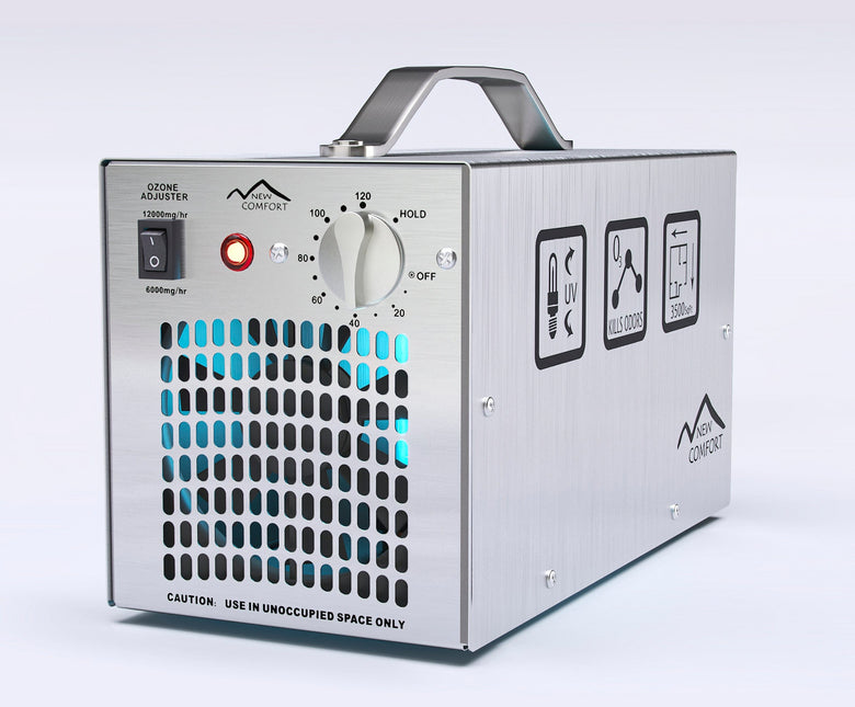 New Comfort Stainless Steel Commercial Ozone Generator UV Air Purifier 6,000 to 12,000 mg/hr by Prolux by Prolux Cleaners