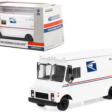 Grumman Olson Custom Delivery Truck White USPS "United States Postal Service" 1/43 Diecast Model by Greenlight