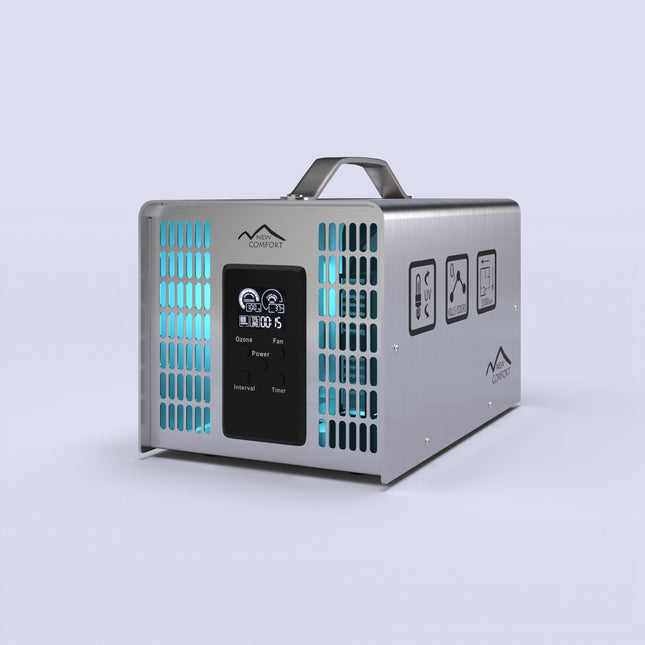 New Comfort Stainless Steel 9,000 to 14,000 mg/hr Commercial Ozone Generator and Air Purifier by Prolux Cleaners