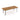 86.5 Inch Rectangular Patio Dining Table for 8 with Acacia Wood Tabletop and Umbrella Hole-86.5 inches