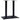 vidaXL Bistro Table Leg Black Cast Iron Standard Industrial