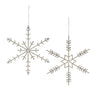 Jeweled Metal Snowflake Ornament (Set of 6)