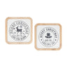 Holiday Mail Stamp Plaque (Set of 12)