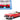 1961 Chrysler 300 Convertible Mardi Gras Red 1/87 (HO) Scale Diecast Model Car by Oxford Diecast