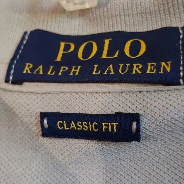 Polo Ralph Lauren Men's Classic Fit Mesh Polo Shirt Gray Size X-Large by Steals