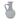 Grey Pitcher Vase 9"H