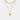 Synthetic Pearl Titanium Steel Three-Layered Necklace