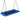 60 Inches Platform Tree Swing Outdoor with  2 Hanging Straps-Blue