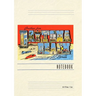 Vintage Lined Notebook Greetings from Daytona Beach, Florida