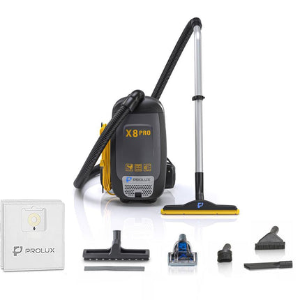Prolux X8 Pro Commercial Backpack Vacuum w/ Deluxe 1 1/2" Tool Kit by Prolux Cleaners
