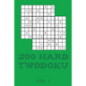 200 Hard Twodoku Vol 1: Two overlapping Sudoku, puzzle booklet, 2 puzzles per page