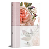 KJV Holy Bible, Large Print Medium Format, Pink Cloth Hardcover with Floral Design, Ribbon Marker, Red Letter
