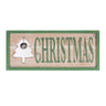 Wood Framed Christmas Bell Sign 18"L