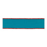 Blue Wool and Red Wired Ribbon (Set of 2)