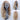 13*2.5 Linen Color Synthetic Fiber Front Lace Wig Head Cover Natural Hairline Ladies Wig