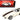 1964 Shelby Cobra 427 S/C Roadster Cream with Black and Orange Stripes 1/18 Diecast Model Car by Road Signature