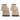 Geometric Floral Patterned Table Runner (Set of 2)