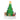 LED Rotating Musical Santa's Sleigh Christmas Tree 11"H