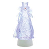 LED Snowman Snow Globe 10"H