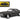 1967 Chevrolet Camaro Z28 Matt Black 1/43 Diecast Model Car by Road Signature