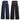 American High Street Design Denim Wide Leg Long Pants Men's Vibe Trendy Side Pleated Loose Casual Trousers