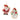 Glass Santa and Snowman Cookie Ornament (Set of 12)