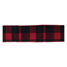 Red and Black Plaid Wired Ribbon (Set of 2)