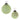 Ribbed Mercury Glass Ball Ornament (Set of 6)