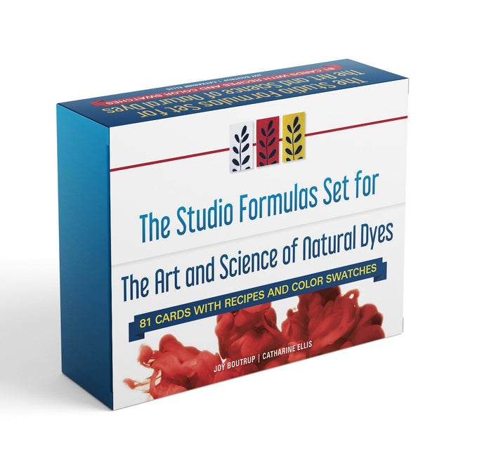 The Studio Formulas Set for The Art and Science of Natural Dyes by Schiffer Publishing