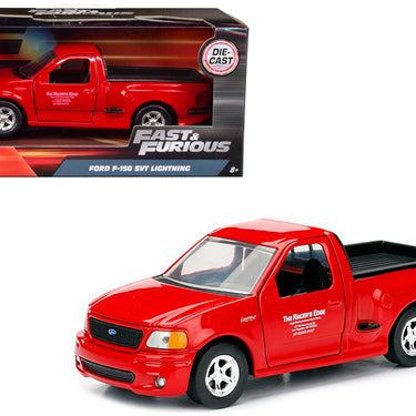 Brian's 1999 Ford F-150 SVT Lightning Pickup Truck Red "Fast & Furious" Movie 1/32 Diecast Model Car by Jada