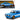 1970 Brian's Ford Escort Blue with White Stripes "Fast & Furious" Movie 1/24 Diecast Model Car by Jada