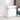 Modern white Nightstand With 2 Storage Drawers,Led Lights, End Table For Bedroom Furniture