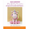 2023 My Girly Unicorn Amigurumi Crochet Doll Pattern