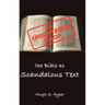 An Unsuitable Book: The Bible as Scandalous Text