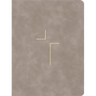 The Jesus Bible, NIV Edition, Leathersoft, Stone, Comfort Print