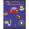 Cars, trucks and planes coloring book: Coloring book for boys, 5-10. This book contains 45 designs of Cars, Trucks, Bikes, Planes, Boats And Vehicles